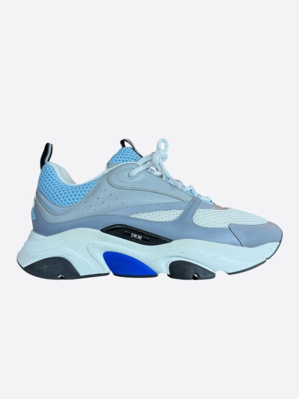 Dior Blue, White & Grey B22 Sneakers